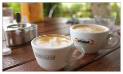 cappuccino auf Wolin