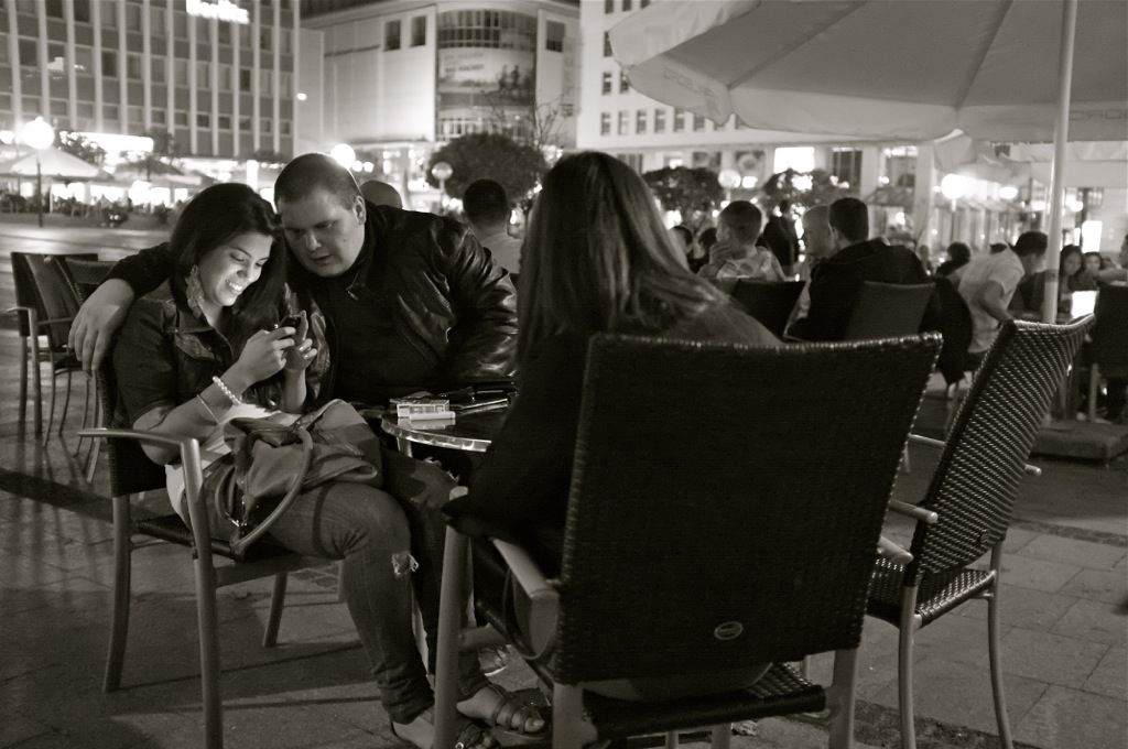 Wenn es Nacht wird in Essen