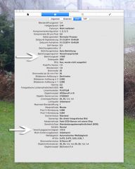 EXIF Verschlusszeitangabe