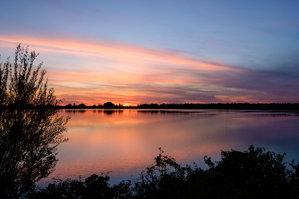 Sonnenuntergang am Mandichosee