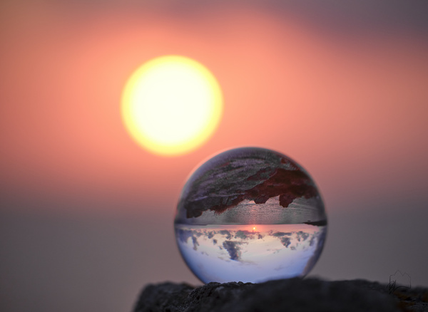 bretonischer Sonnenuntergang